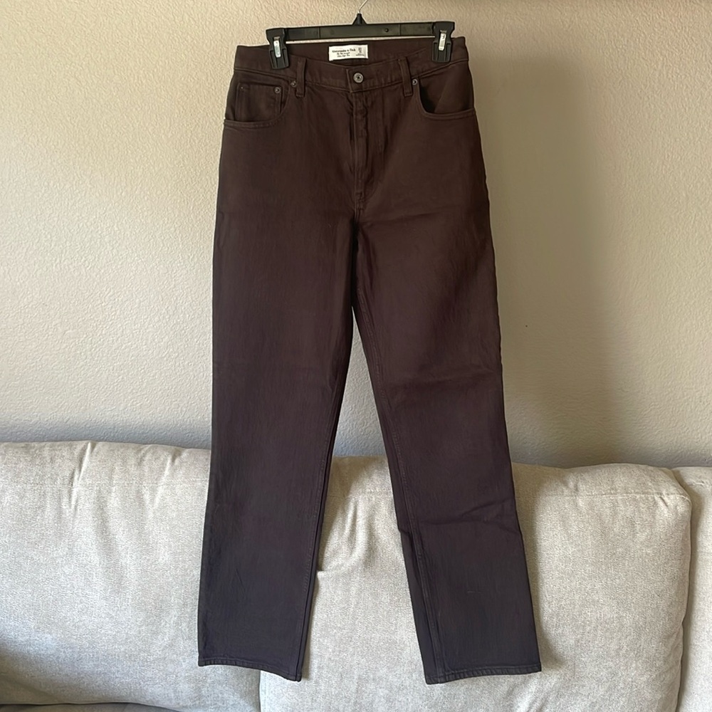 Abercrombie The 90s Straight Ultra High Rise Jeans